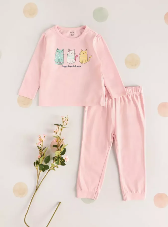 Pack of 2 - Printed Pyjama Set-2