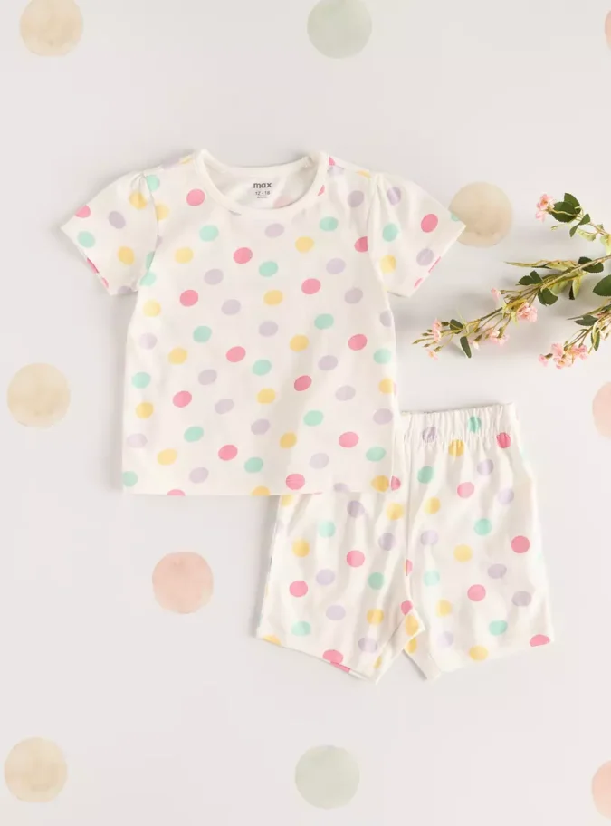 Pack of 2 - Printed Pyjama Set-3