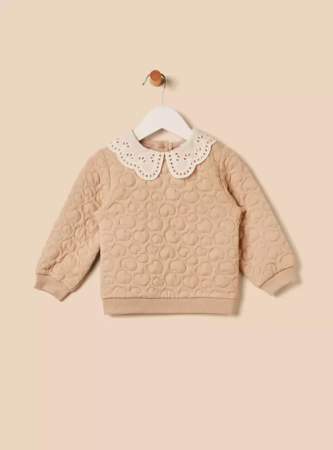 Pack of 2 - Quilted Collared Sweatshirt-1