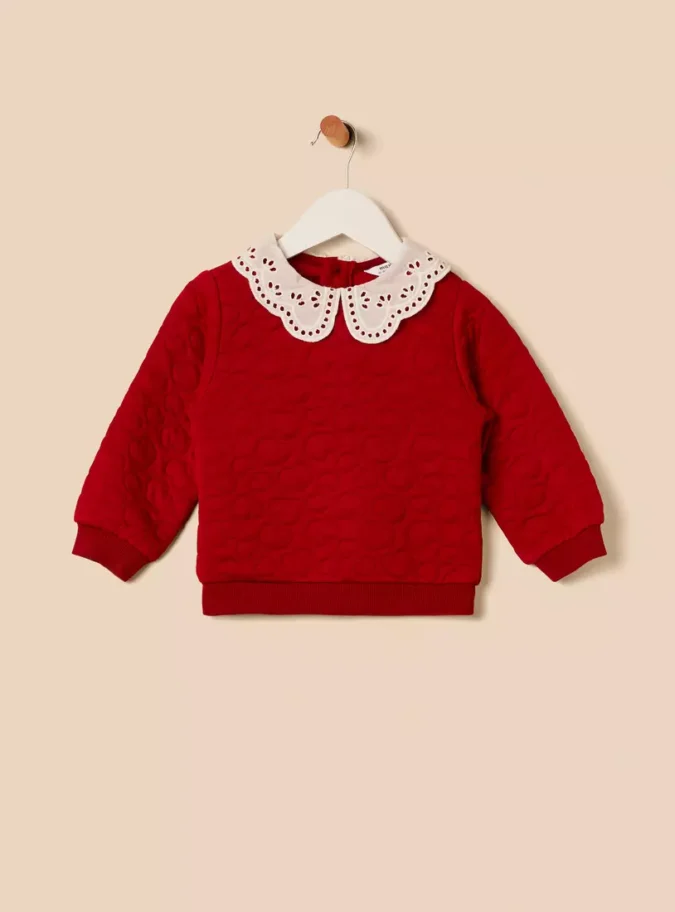 Pack of 2 - Quilted Collared Sweatshirt-2