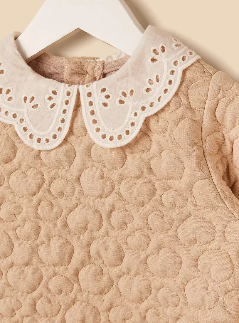 Pack of 2 - Quilted Collared Sweatshirt-3