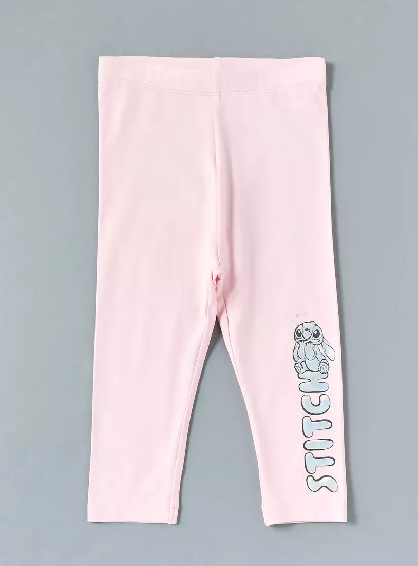 Pack of 2 - Stitch Print Leggings-3