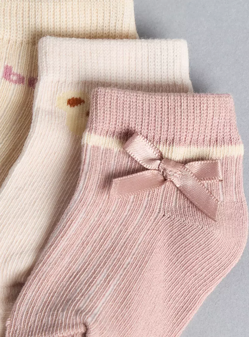 Pack of 5 - Assorted Ankle Length Socks-3