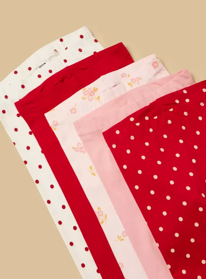 Pack of 5 - Printed Leggings-3