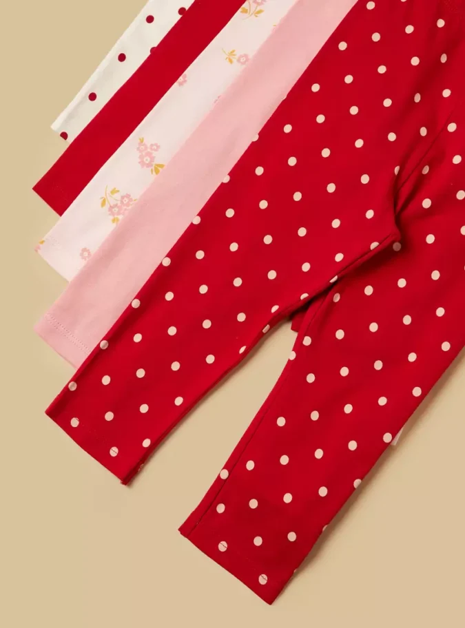 Pack of 5 - Printed Leggings-4