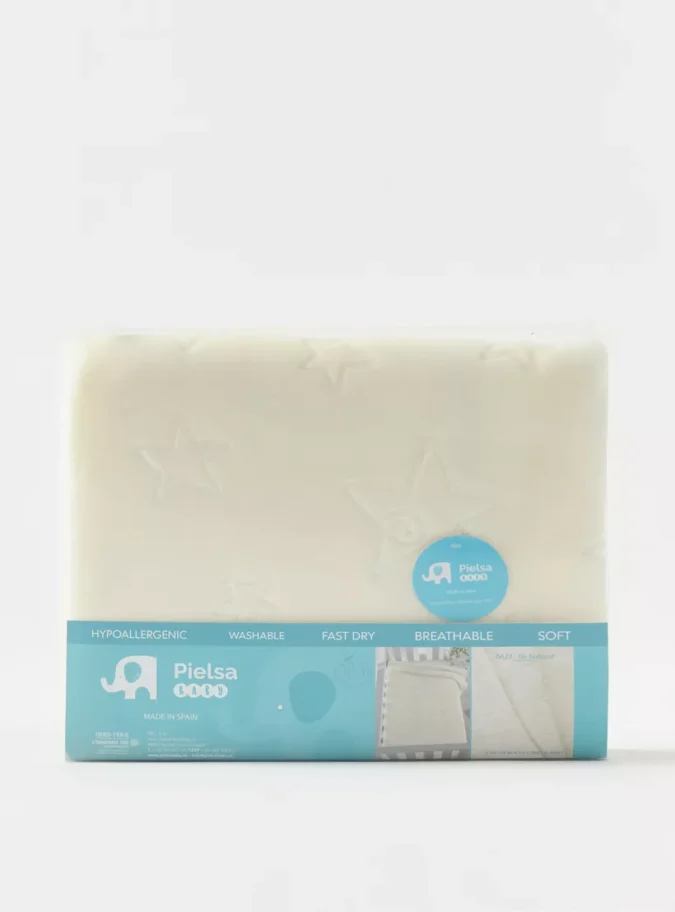 Pielsa All-Over Star Textured Large Blanket - 110x140 cm-4