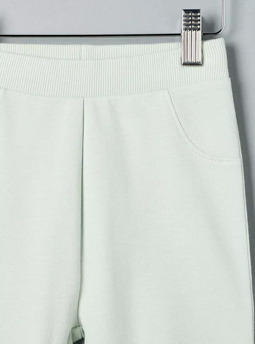 Plain Cotton Joggers-3
