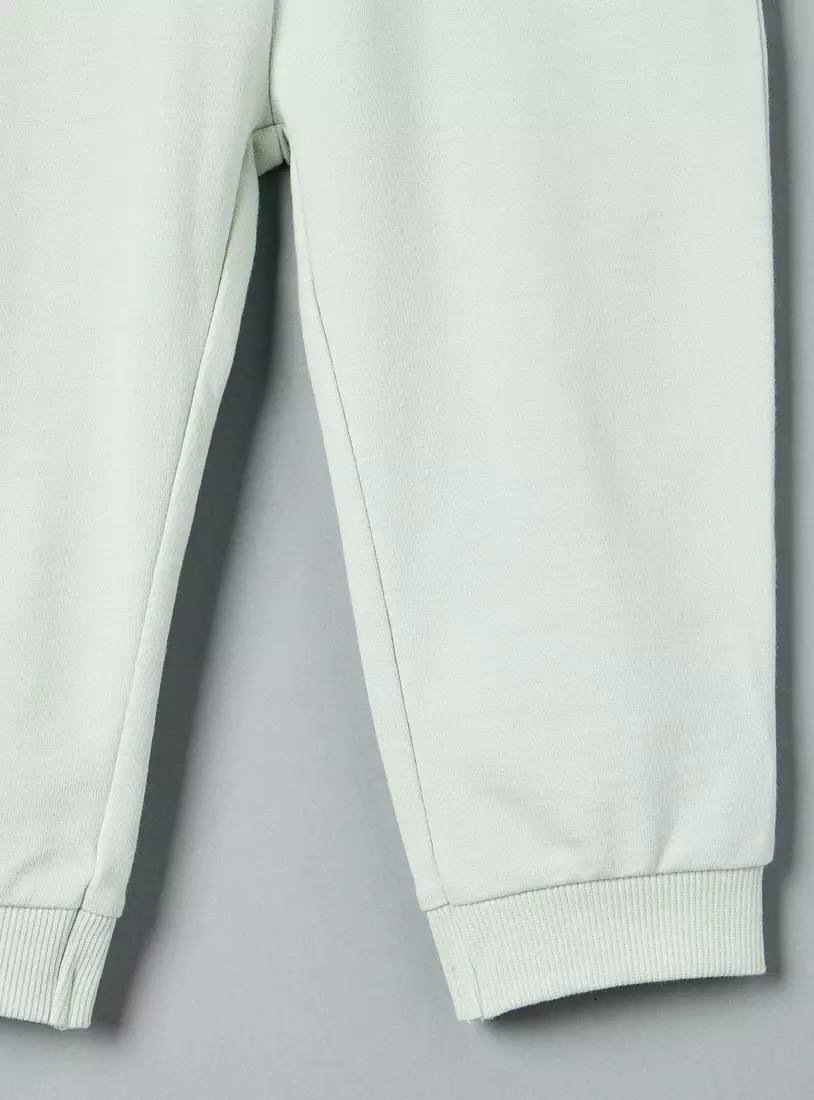 Plain Cotton Joggers-4