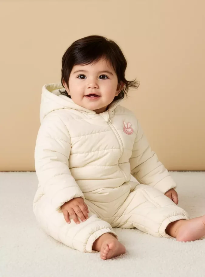Quilted Hooded Pramsuit-1