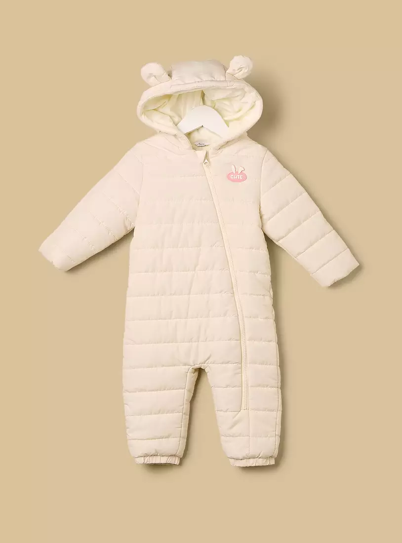 Quilted Hooded Pramsuit-2