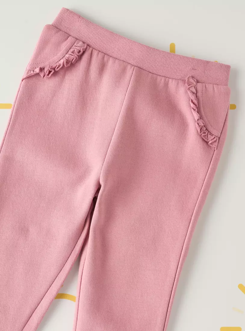 Ruffle Detail Joggers3