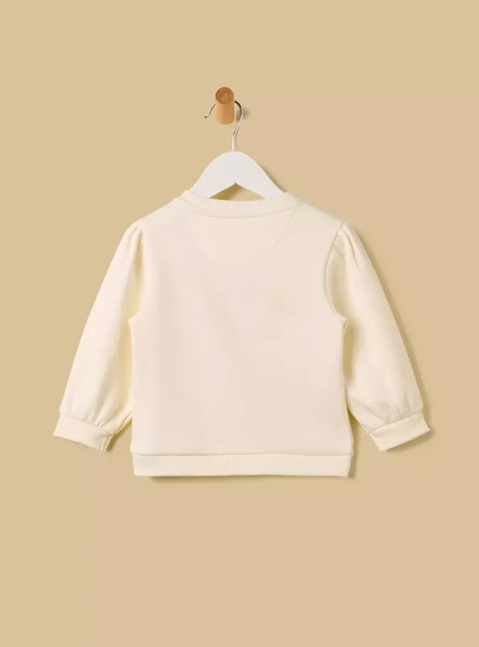 Slogan Print Sweatshirt-2