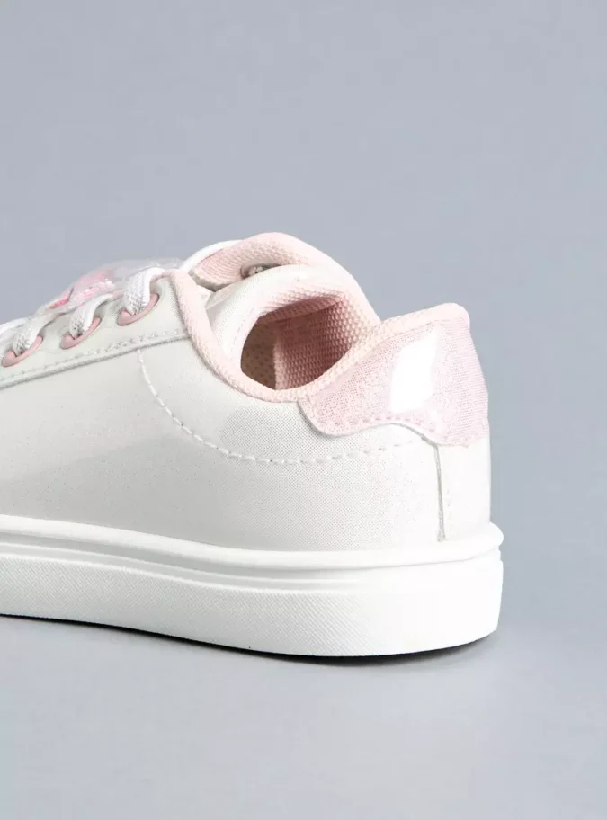 Star Accent Lace-Up Sneakers-3