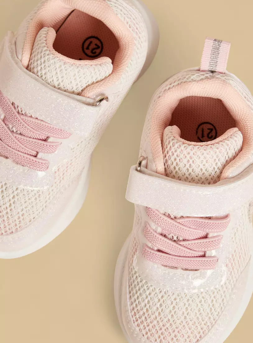 Unicorn Detail Sneakers with Hook and Loop Closure-2