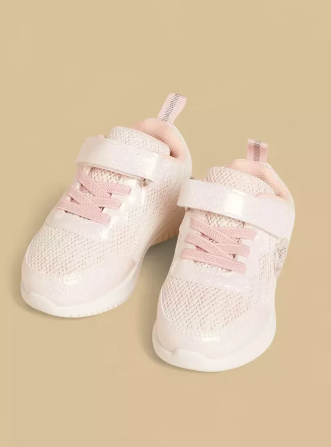 Unicorn Detail Sneakers with Hook and Loop Closure-4